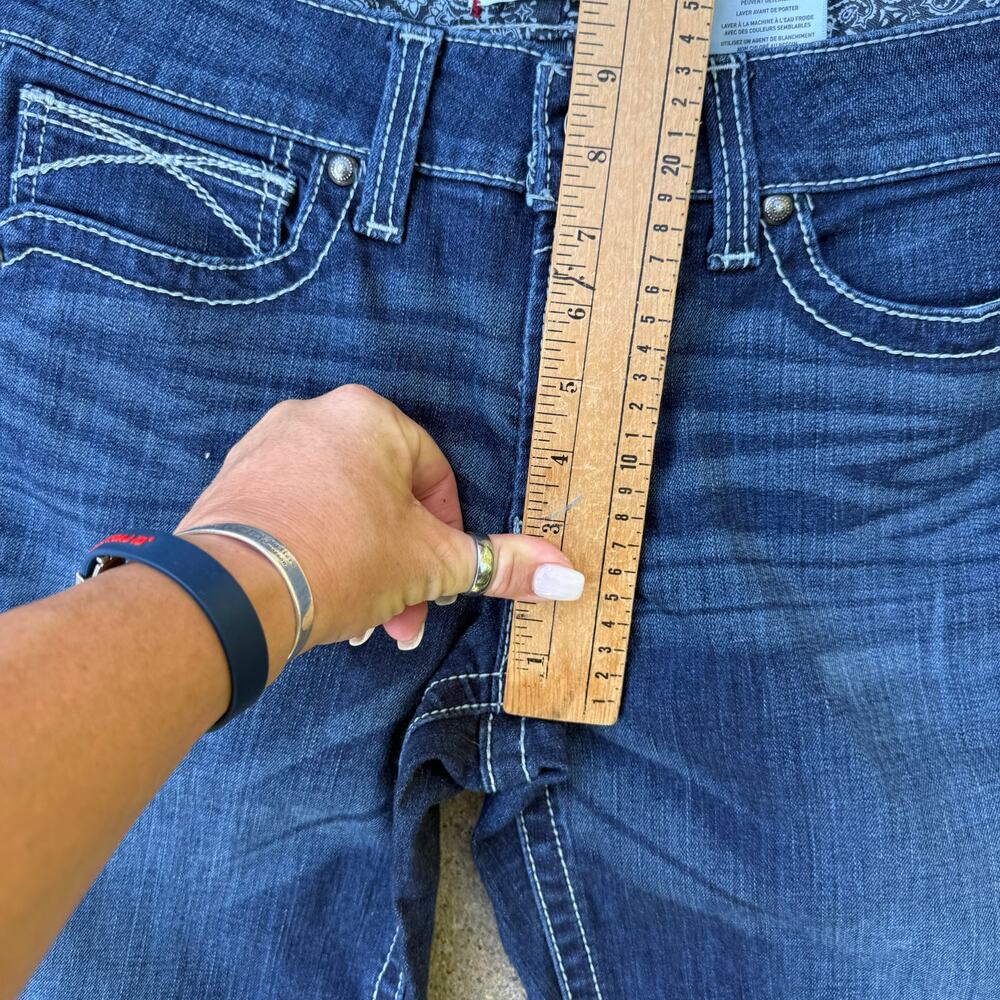 Ariat Mid Rise Stretch Icon Stackable Straight Le… - image 4